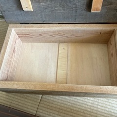木箱　収納ボックスの画像