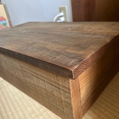 木箱　収納ボックスの画像