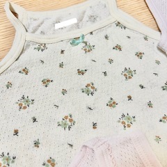 cottoli バースデイ メッシュ タンクトップシャツ 肌着 90の画像