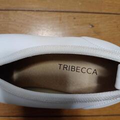新品日本製TRIBECCA合成皮革ショートブ―ツホワイト23.5cm期間限定最終処分価格です！(8/31(日)掲載終了！)の画像