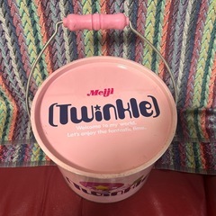 缶バケツ　明治ツインクル缶　の画像
