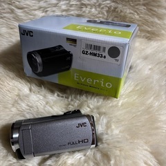 ★JVC　Everio　GZ-HM33-S シルバー ハイビジョン デジタルビデオカメラ】★保管品美品★の画像
