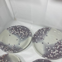 宇野千代 食器 プレート 器 4点セット 花びらの画像
