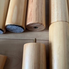 木製指輪ケース　ベッドの足　の画像