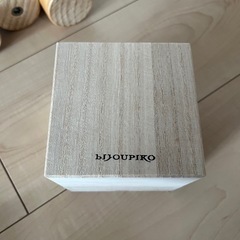 木製指輪ケース　ベッドの足　の画像
