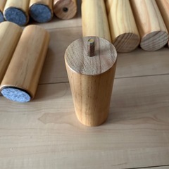 木製指輪ケース　ベッドの足　の画像