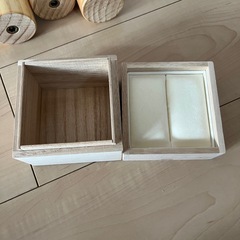 木製指輪ケース　ベッドの足　の画像