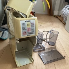 無料☆精米機　象印製品の画像