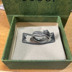 グッチ指輪　スネーク中古品の画像