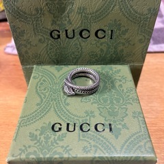 グッチ指輪　スネーク中古品の画像