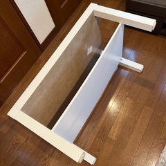 IKEA テーブル　白の画像