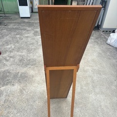 縦鏡　姿見　木枠　の画像