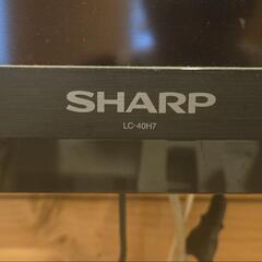 ジャンク品 シャープ 40型 液晶テレビの画像