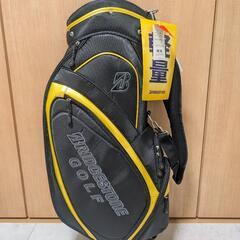【タグ付き新品】ブリヂストン BRIDGESTONE キャディバッグ ブラック/イエローの画像