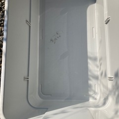 無印良品　屋外使用　再生ポリプロピレン入り　頑丈収納ボックス　コンテナボックス　特大の画像