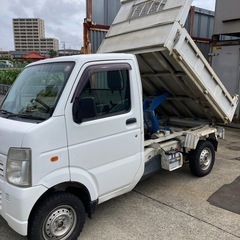 スズキ　キャリー　ダンプ　トラック　軽トラ　4WD DA63T 48000キロ　低走行　神奈川県藤沢市発　の画像
