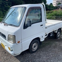 サンバートラック　４WD　オートマ　パワステエアコン　地デジナビ　希少車の画像