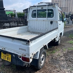 サンバートラック　４WD　オートマ　パワステエアコン　地デジナビ　希少車の画像