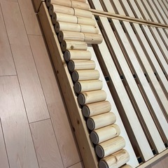 シングル2台セット※単品販売も可　高さ調整すのこベッドの画像