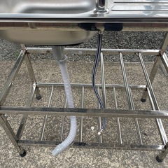 シンク　流し台　野外　の画像
