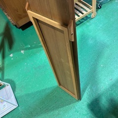 姿見　スタンドミラー　鏡　立て鏡　茶色　ブラウン　ウッド　木製　家具　インテリア【横29.7奥54.5高155.5】の画像