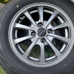 ブリジストン 冬タイヤ 4本 ホイール付き　175 70r14の画像