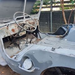 三菱 ウィルスジープCJ3BJ3 レストアベース 書類 鍵有りの画像