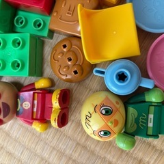 アンパンマンブロック　パン工場と
すべり台のおうちの画像