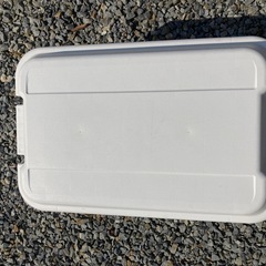 無印良品　室内使用　再生ポリプロピレン入り　頑丈収納ボックス　コンテナボックス　大　　の画像