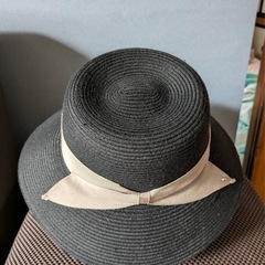 新品‼️おしゃれ麦わら帽子リボンが素敵の画像