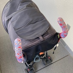 B型ベビーカー Aprica スティック（ラスカル バギーボード付き）　　　の画像