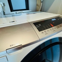 【9/6am引き取り希望】日立 ドラム式洗濯乾燥機 BD-SV110CLの画像