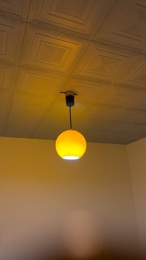 ビンテージ照明 ペンダントライト スペースエイジ レトロポップ 昭和レトロ