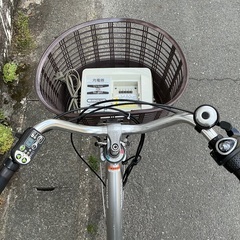 ＜整備済・超お得品＞ヤマハ電動アシスト自転車・26インチPASナチュラ・内装3段変速 シルバー・新品交換多数 の画像