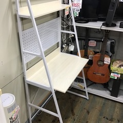 ワークデスク　机　テーブル　ラック　棚の画像
