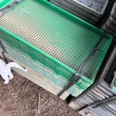 まとめて5000円にて、育苗箱440枚ほどありの画像