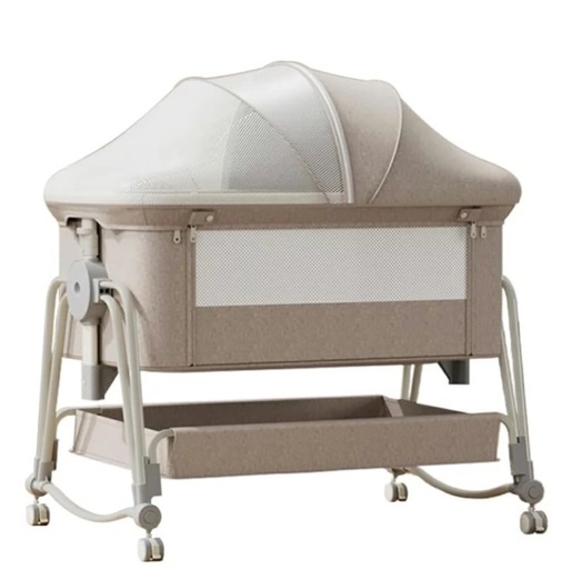 値下げしました！ ベビーベッド(移動可) 92cm x 55cm