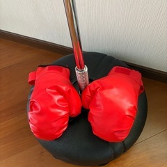 パンチングマシーン スタンド式自立型 グローブ付の画像