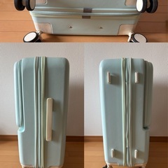 KALIFERA スーツケース Mサイズ USBポート付き ブルーの画像