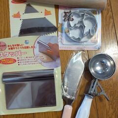 画像参考❗️ケーキ作り器具 4 セット、大きさ 形いろいろ小物はオマケの画像