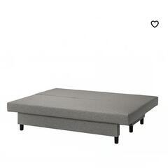 【最終値下げ8月30日まで】🛋️ ソファーベッド＋セミダブルシーツセット 8,500円の画像