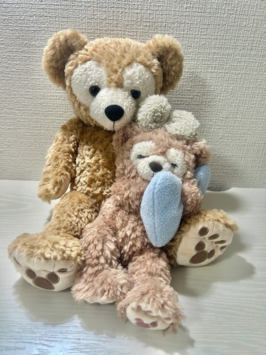 【ディズニー】ダッフィーぬいぐるみ2点セット