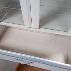 白井産業 食器棚 1880DGH カップボード キッチンボードの画像
