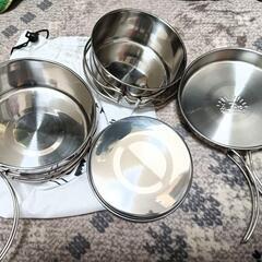 キャンプ用品　焚き火　クッカーセットの画像