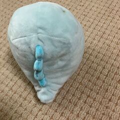 すみっこぐらし・トカゲのぬいぐるみを差し上げます。（汚れあり、縦横14cmくらい）の画像