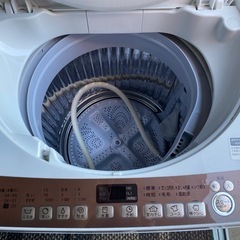 名古屋近郊配達設置込み シャープ全自動洗濯機7.0kgの画像