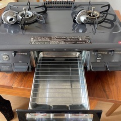 ガスコンロ 都市ガス PA-S43B-5R 23年製の画像