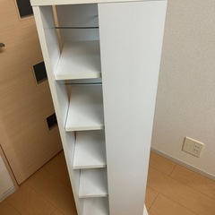 山善　回転コミックラックの画像