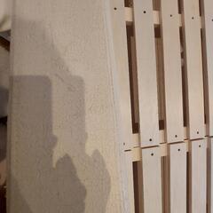 アルモニア　ダブルベットフレームスノコ付き　マットレスなしの画像