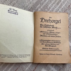 Die Drehorgel (歌本、アンティーク)の画像